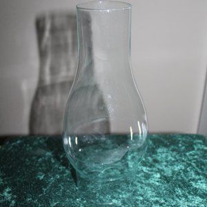 EUC Clear Glass 9 Inch Replacement Lamp Chimney